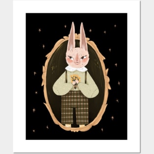 Cute Rabbit Posters and Art